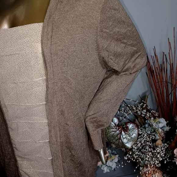 CJ Banks sweater with tiered attached tank - Picture 5 of 13